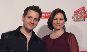 Elias with his wife Michelle at the 2013 CVAs